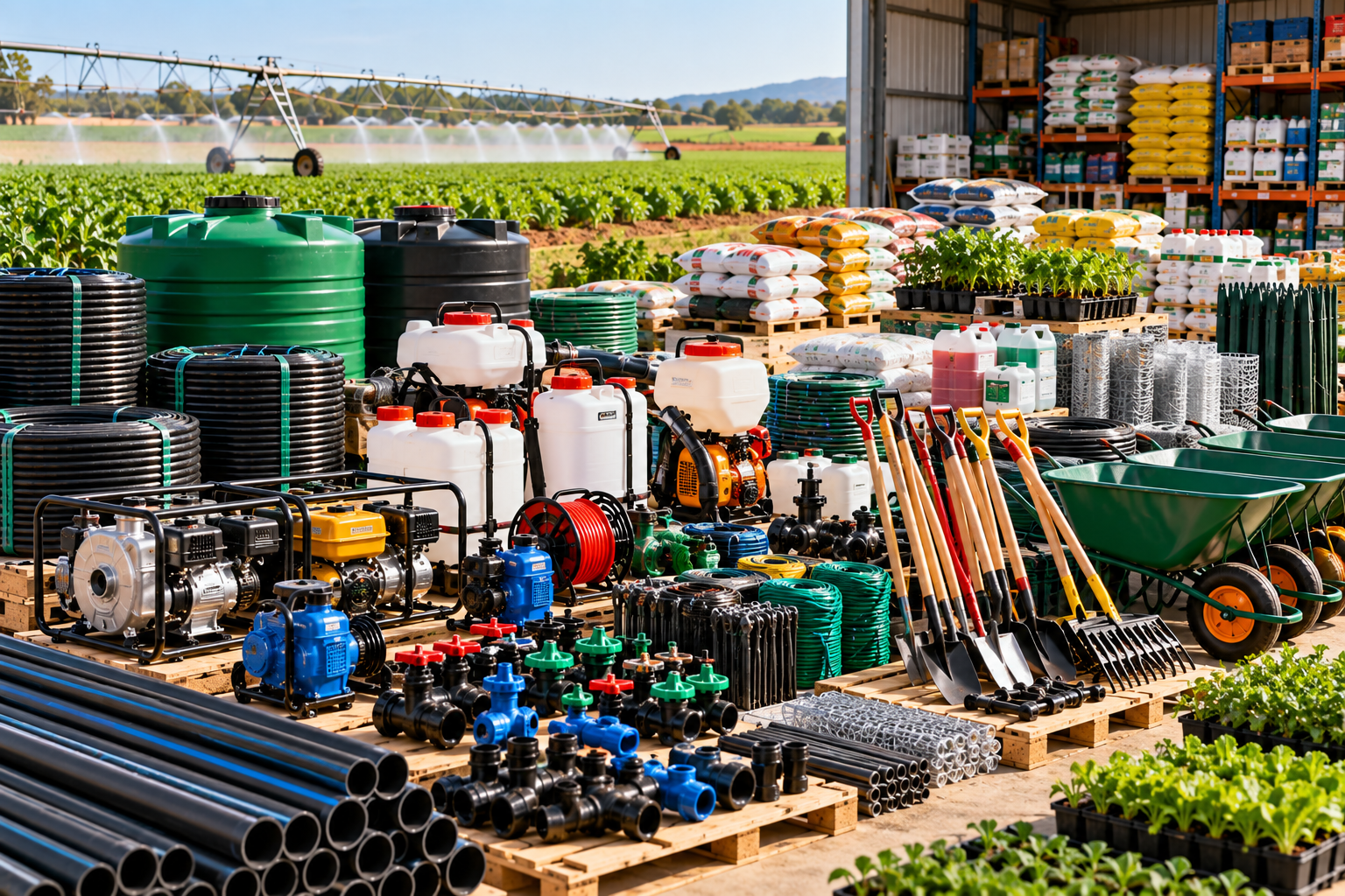 Equipamentos e operações